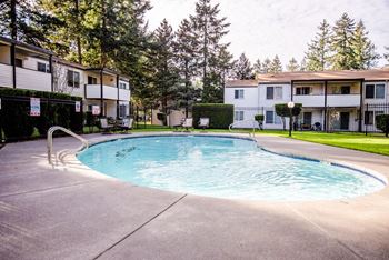 Resort style swimming pool